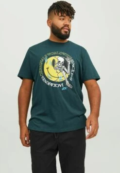 Jack & Jones Jorafterlife Ss Crew Neck Sn Pls - Camiseta Estampada - Magical Forest