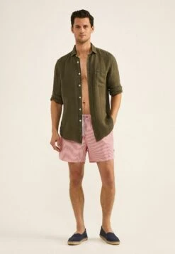 FACONNABLE Seersucker - Bañador - Salsa -Blends Moda Tienda 4df1b024b0f54b1d964b0b5e126667ec