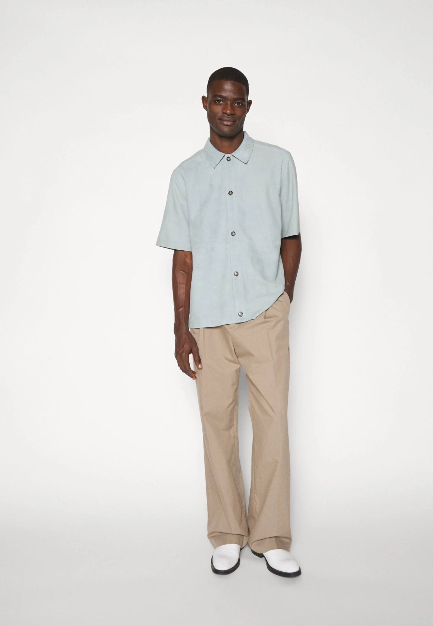 J.Lindeberg Shorty Shirt - Camisa - Dream Blue 5 J.Lindeberg Shorty Shirt - Camisa - Dream Blue - Imagen 5