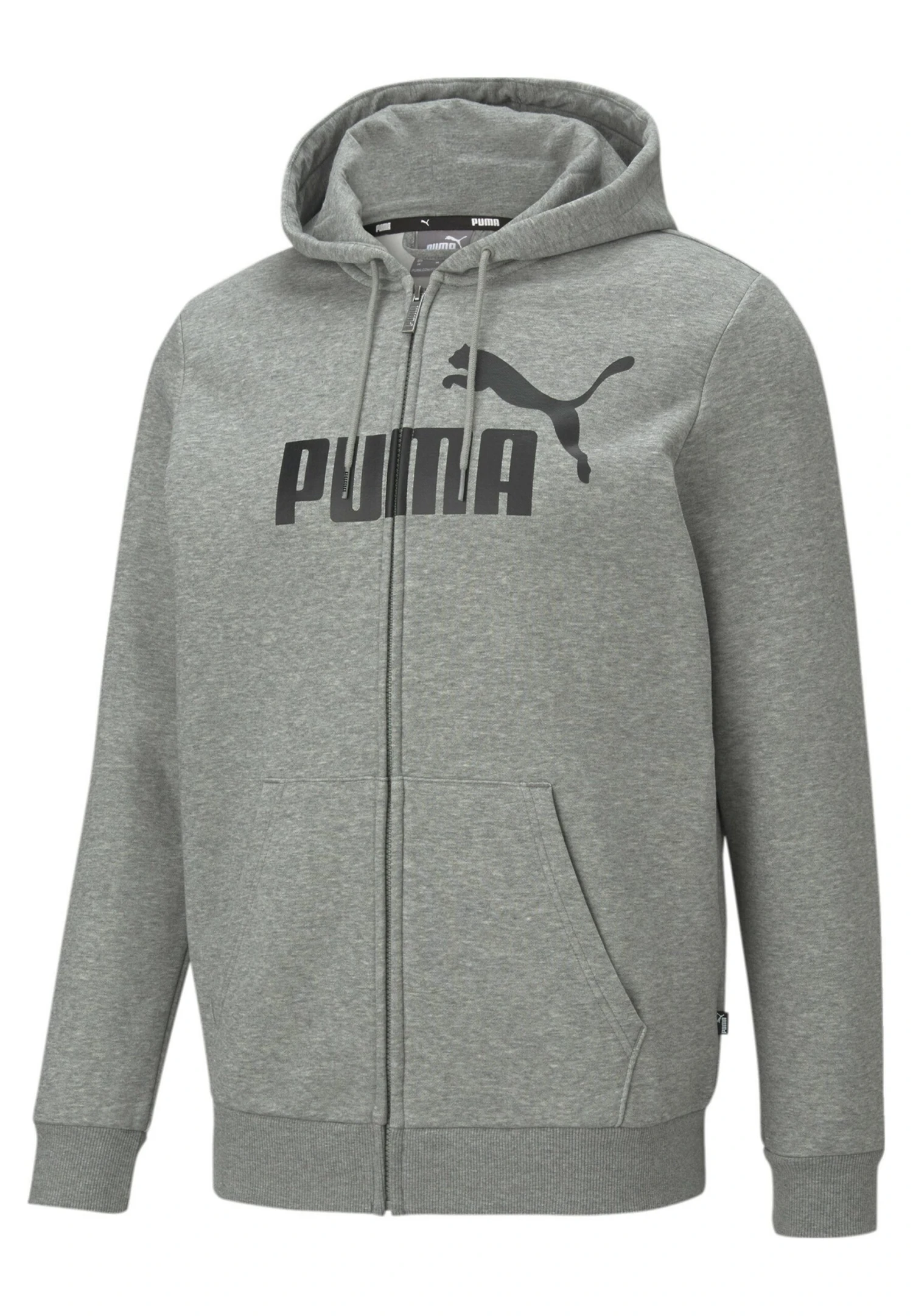 Puma Big Logo Hoodie - Sudadera Con Cremallera - Medium Gray Heather 7 Puma Big Logo Hoodie - Sudadera Con Cremallera - Medium Gray Heather - Imagen 7