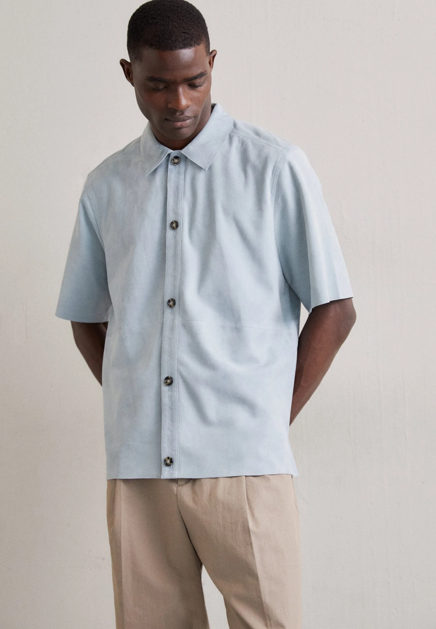 J.Lindeberg Shorty Shirt - Camisa - Dream Blue 1 J.Lindeberg Shorty Shirt - Camisa - Dream Blue