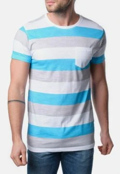 Camiseta Estampada - Bleu Turquoise