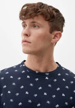 S.Oliver Mit Allover - Camiseta Estampada - Navy -Blends Moda Tienda 54a78591e6424b6ea48842edabbf7727