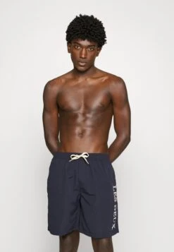 Les Deux Logo Swim - Bañador - Dark Navy/Ivory