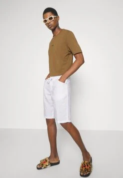 120% Lino Bermuda - Shorts - White -Blends Moda Tienda 57028ced96724ce8a6dcc9b83cd4ab22