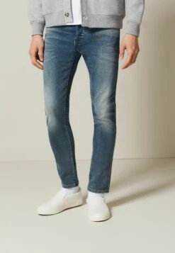 Next Ultra Flex Stretch Skinny Fit - Vaqueros Slim Fit - Dusky Blue