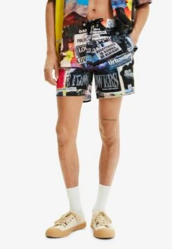 Desigual Newspaper - Bañador - Multi Coloured