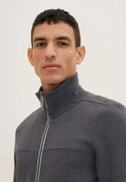 Tom Tailor Sudadera Con Cremallera - Dark Grey Melange -Blends Moda Tienda 5b3b978597874fc6b4e7418bb0cdace4
