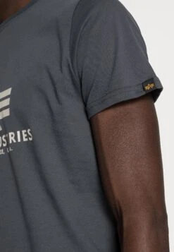 Alpha Industries Neon- Camiseta Estampada - Anthrazit -Blends Moda Tienda 5bb6ad4b17b643b099a11c99f206174d