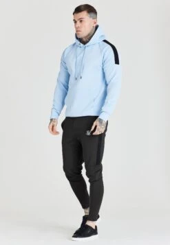 SikSilk Tape Shoulder - Jersey Con Capucha - Blue -Blends Moda Tienda 5c637759f9df43f09b81a43848921dee