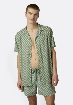 Hunky In Checkerboard Print - Bañador - Khaki -Blends Moda Tienda 5dce6ebf98104742a28c36646271abf4