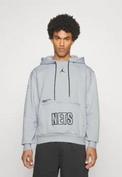 Nike Performance Brooklyn Nets Courtside Statement - Jersey Con Capucha - Pure Platinum