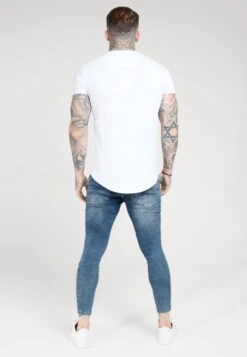 SikSilk Distressed Super- Vaqueros Pitillo - Light Blue 7 SikSilk Distressed Super- Vaqueros Pitillo - Light Blue -Blends Moda Tienda 631fffa09c3945e396adaadff2a07d45