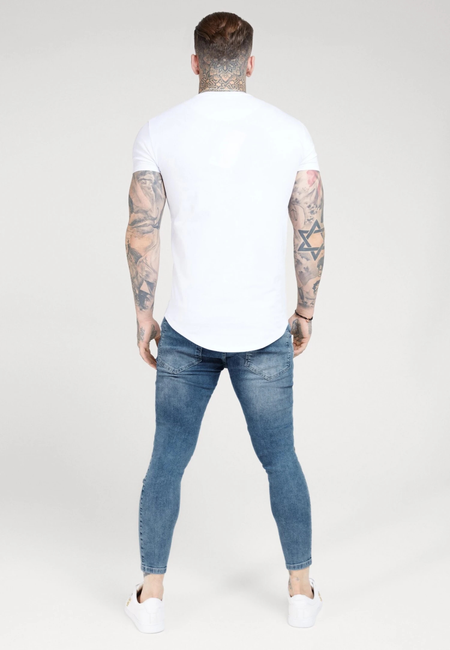 SikSilk Distressed Super- Vaqueros Pitillo - Light Blue 3 SikSilk Distressed Super- Vaqueros Pitillo - Light Blue - Imagen 3