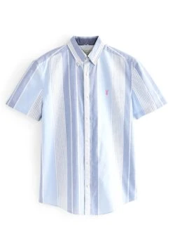 Next Short Sleeve Stripe Oxford Standard - Camisa - Blue White