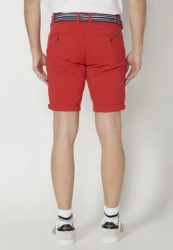 Koroshi Shorts - Rojo Red -Blends Moda Tienda 6c197cda1ca84a0fa3b0d1514a664c7d