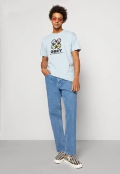 Obey Clothing Bender - Vaqueros Slim Fit - Light Indigo -Blends Moda Tienda 6c238f11f86149cf8ffbaf0c8bdd14ef