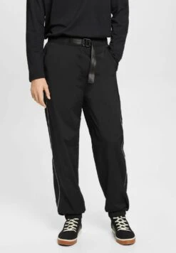 ESPRIT Zulaufendem Bein - Pantalones - Black