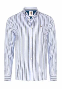 Oxford- Camisa - Blue Grey Stripped 17 Oxford- Camisa - Blue Grey Stripped -Blends Moda Tienda 73d4e736b67d4df98de7ed64f7330410