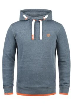 Solid Sdbenjamin Hood - Jersey Con Capucha - Grey/Blue -Blends Moda Tienda 74e2b243a2fd410daa718cf3891c04cc