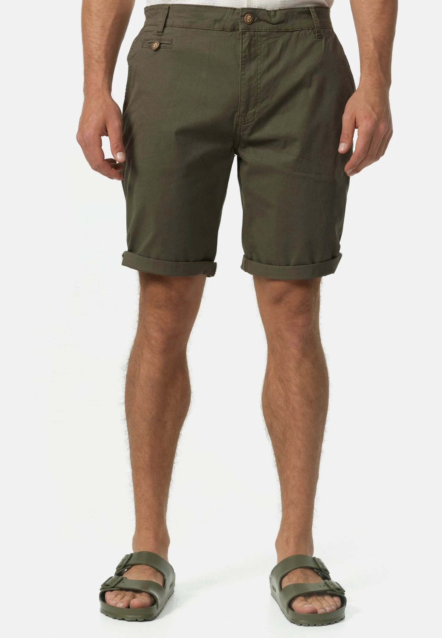 Indicode Jeans Shorts - Dark Green 1 Indicode Jeans Shorts - Dark Green
