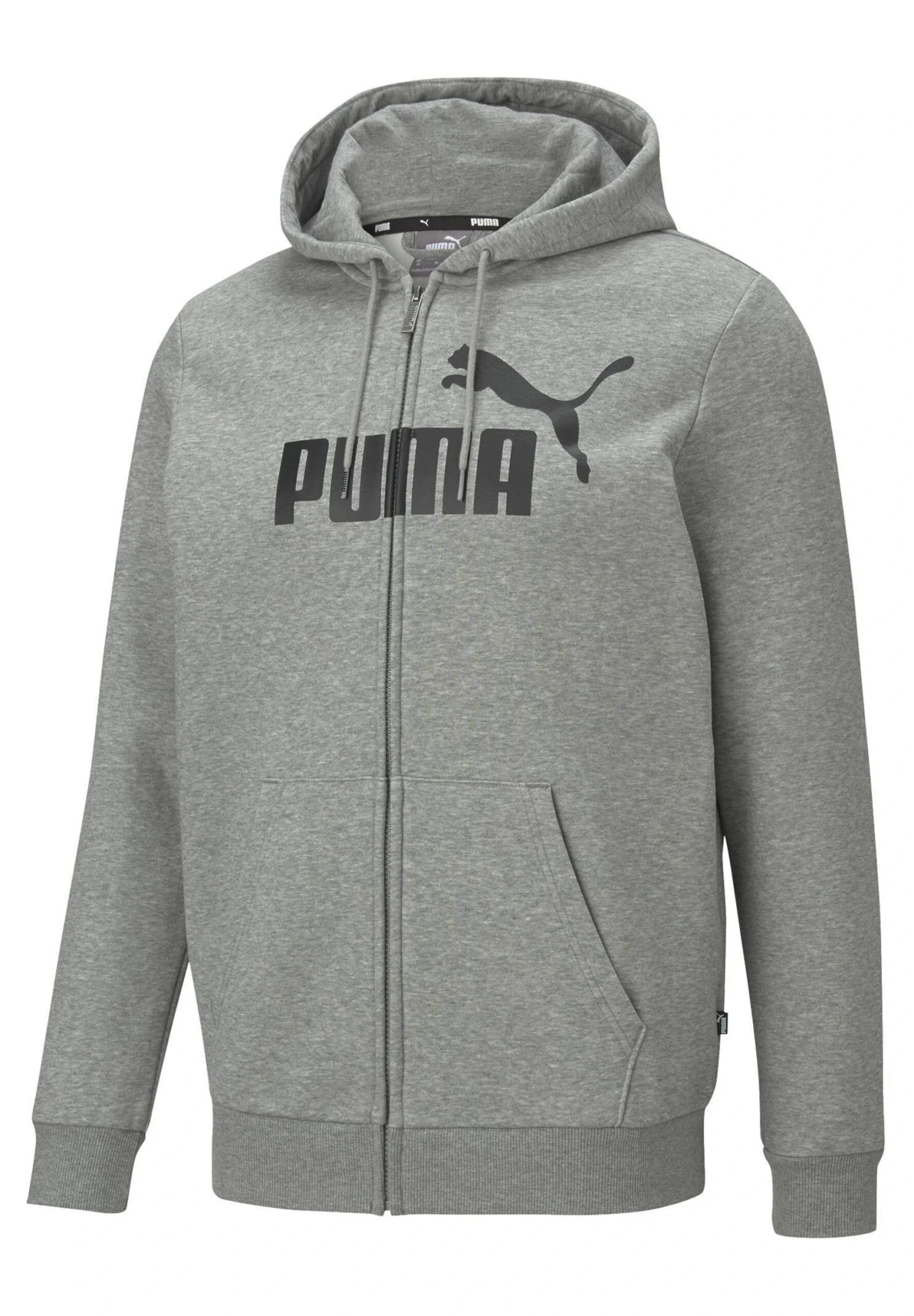 Puma Big Logo Hoodie - Sudadera Con Cremallera - Medium Gray Heather 9 Puma Big Logo Hoodie - Sudadera Con Cremallera - Medium Gray Heather - Imagen 9