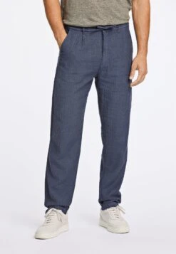 Lindbergh Herringbone - Pantalones - Navy