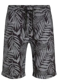 TOM TAILOR Denim Shorts - Grey Big Watery Leaves Print -Blends Moda Tienda 8064a69a6ef540f9a87e13897f6daec9