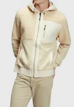 ESPRIT Sudadera Con Cremallera - Cream Beige