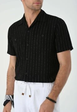 Short Sleeve- Camisa - Black -Blends Moda Tienda 8257b7c147054895ac4190de24ca7380