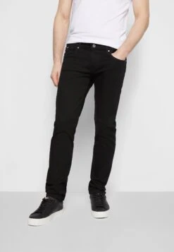 Pepe Jeans Hatch - Vaqueros Slim Fit - Black Denim -Blends Moda Tienda 8538da1707da4275b418b90b301ddd29