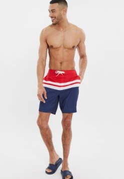 Threadbare Kingdom - Bañador - Navy Red -Blends Moda Tienda 8572b00435f244fbb8cf1dea1d227687