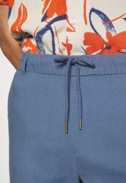 Pier One Linen Blend Drawcord Shorts- Shorts - Blue -Blends Moda Tienda 87c8fc6ffcc340718daf1bf023c8502d