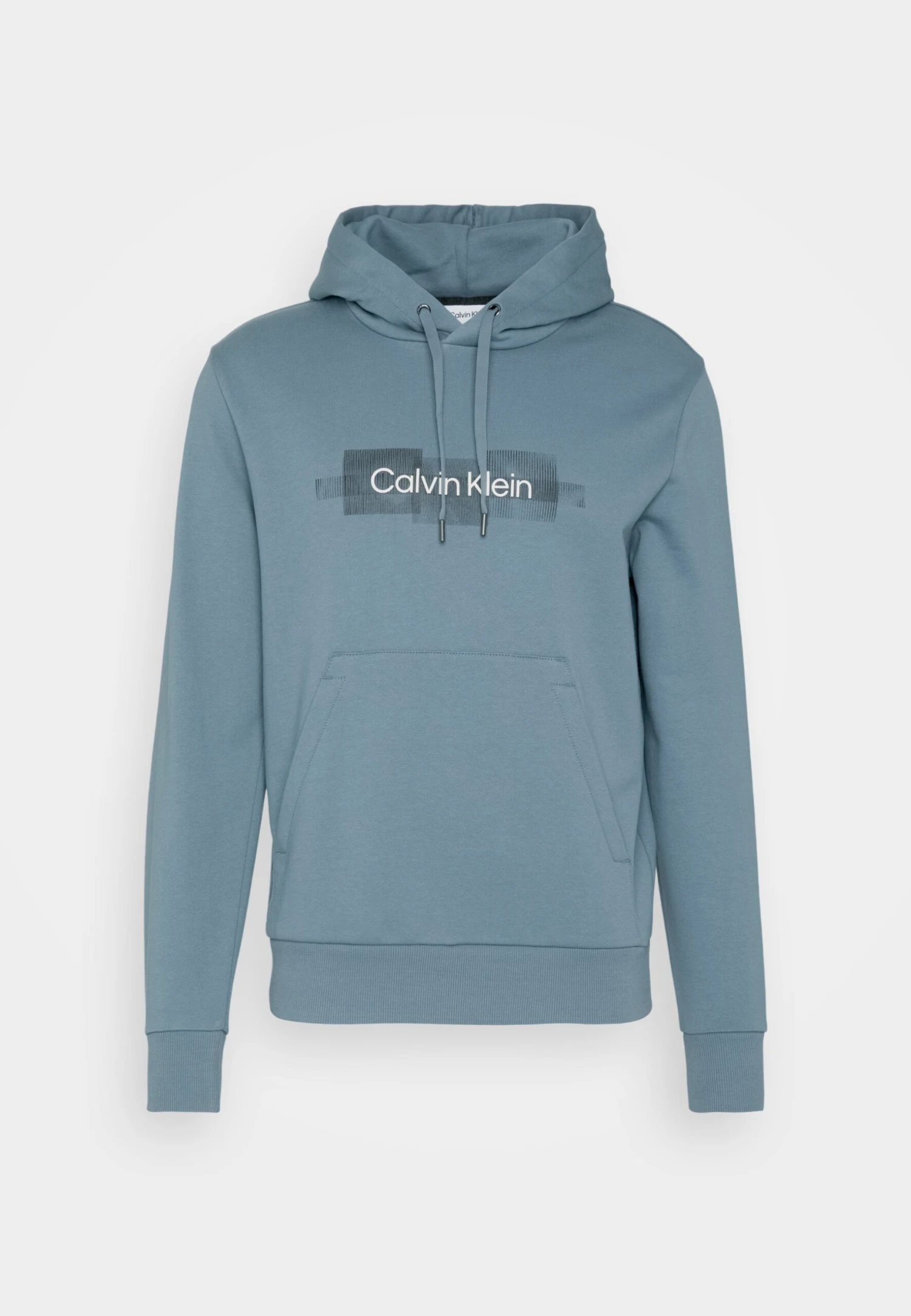 Calvin Klein Box Striped Logo Hoodie - Jersey Con Capucha - Grey Tar 5 Calvin Klein Box Striped Logo Hoodie - Jersey Con Capucha - Grey Tar - Imagen 5