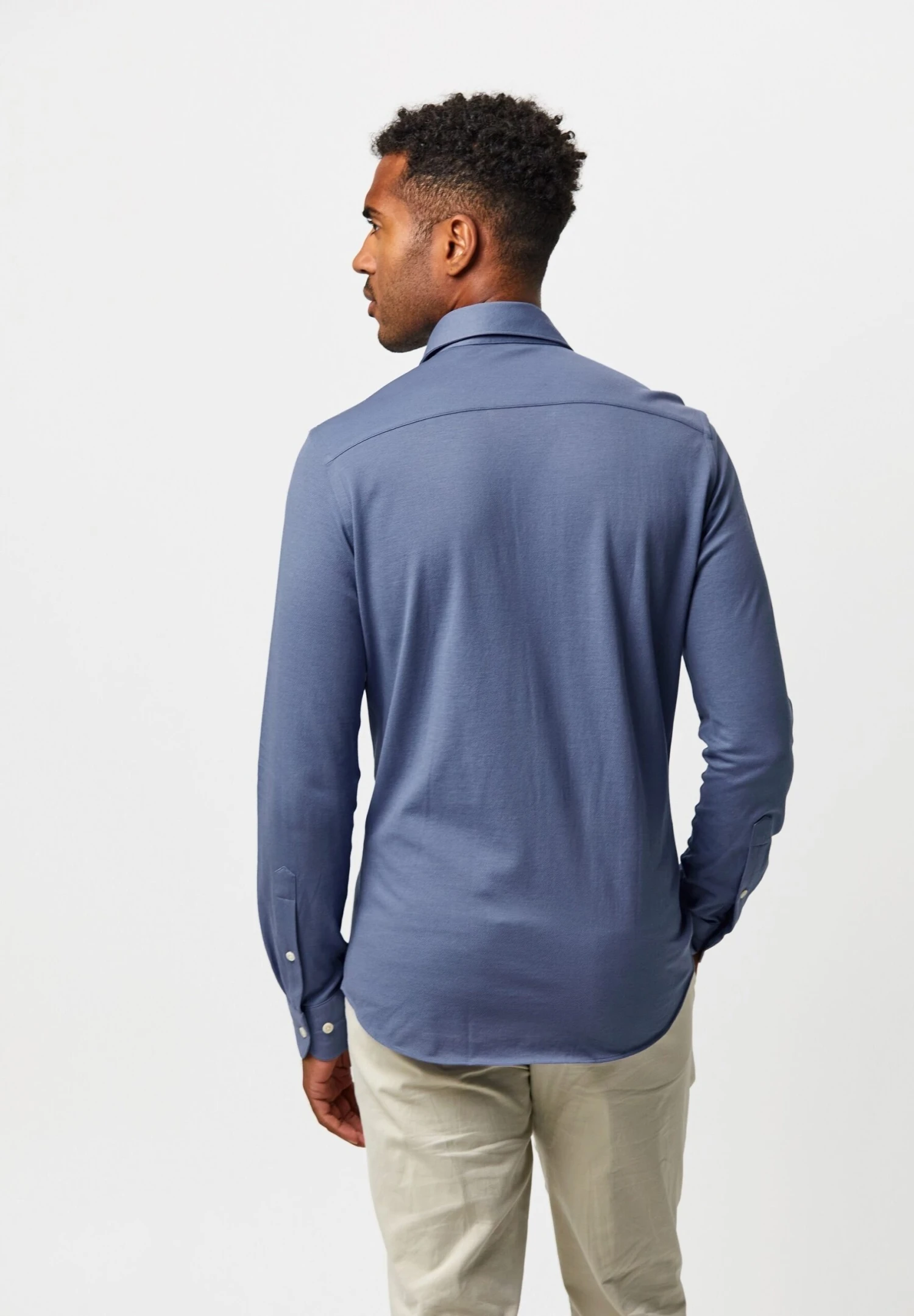 Profuomo Camisa - Mid Blue 3 Profuomo Camisa - Mid Blue - Imagen 3