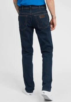 Wrangler Texas- Vaqueros Slim Fit - Dark Blue -Blends Moda Tienda 8a0b0b8e5d14468bb16b9c8293ea3424