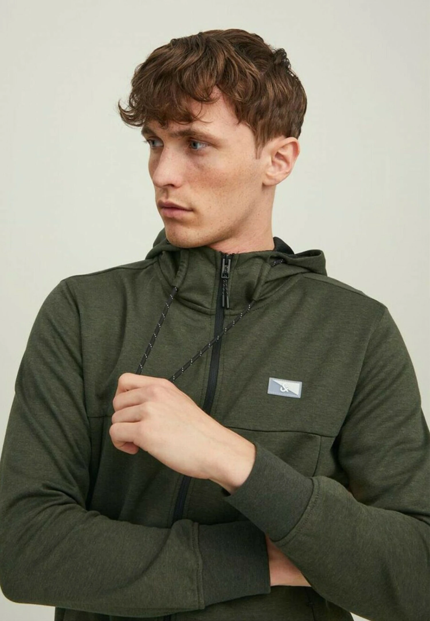 Jack & Jones Jjcoair Hoodie- Sudadera Con Cremallera - Green 6 Jack & Jones Jjcoair Hoodie- Sudadera Con Cremallera - Green - Imagen 6