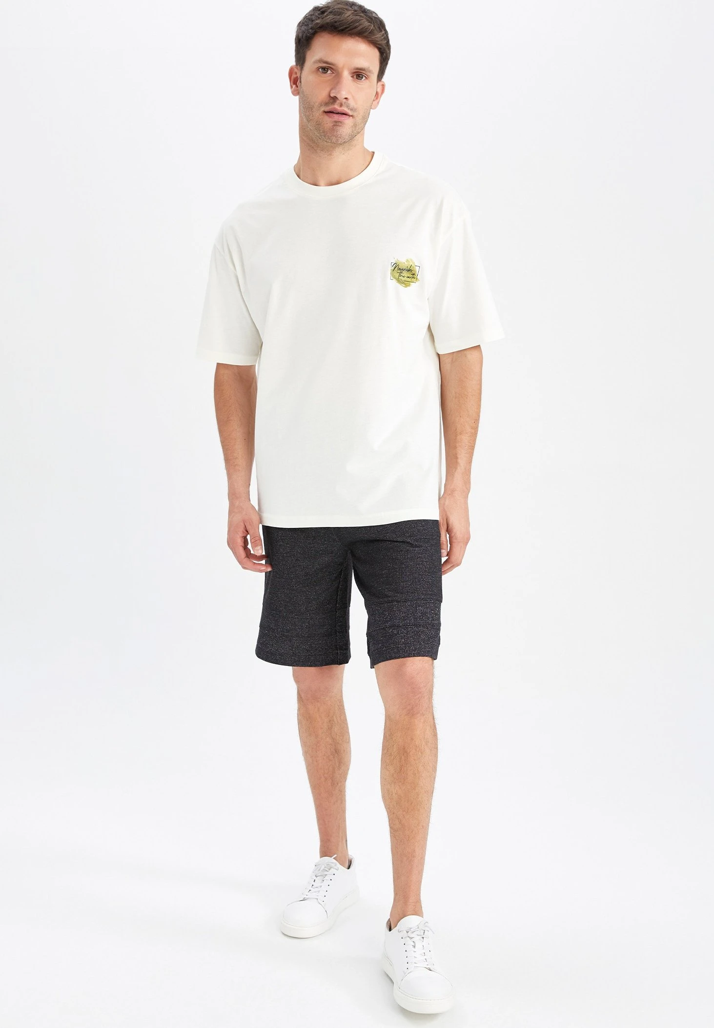 DeFacto Regular Fit- Pantalones Deportivos - Black 2 DeFacto Regular Fit- Pantalones Deportivos - Black - Imagen 2