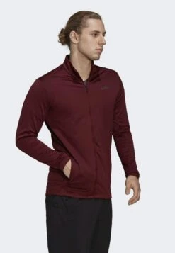 ADIDAS PERFORMANCE Mt Full - Sudadera Con Cremallera - Burgundy -Blends Moda Tienda 93d5234ba96741fab4698576d66cfe37