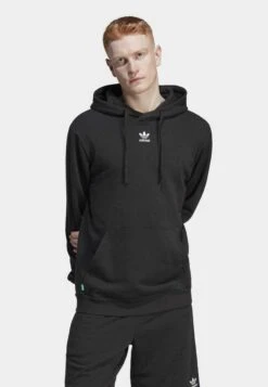 Adidas Originals Essentials - Jersey Con Capucha - Black