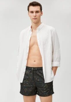 Koton Drawstring Geometric Printed - Bañador - Black -Blends Moda Tienda 964ede3b1bf94940944a0cf403dcd29d