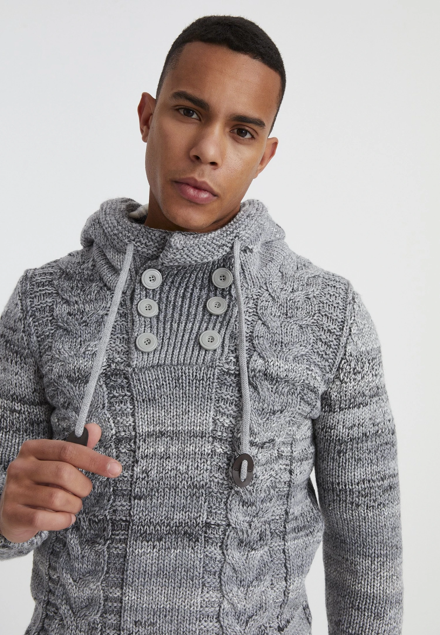 Mit Kapuze - Jersey Con Capucha - Grau 4 Mit Kapuze - Jersey Con Capucha - Grau - Imagen 4