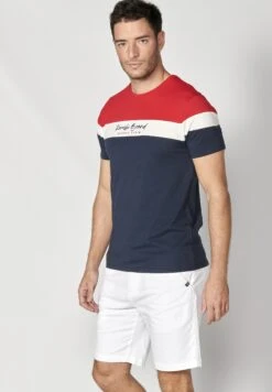 Koroshi Short Sleeve - Camiseta Estampada - Rojo Red -Blends Moda Tienda 9c74a347c3524162bfcdaabd2cffb4d9