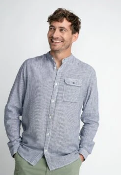 Petrol Industries With Chest Pocket - Camisa - Midnight Navy