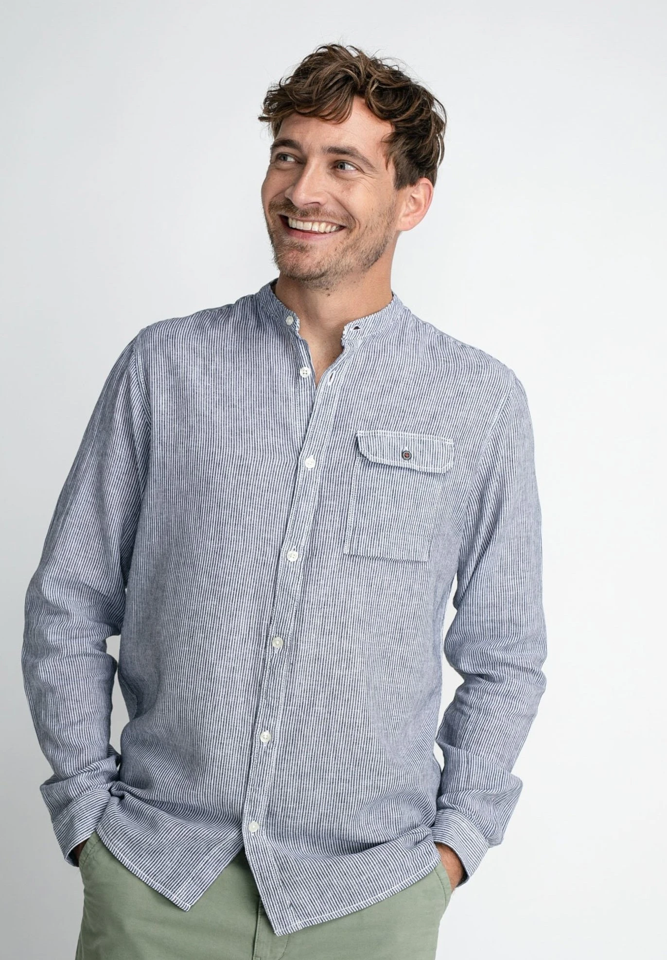 Petrol Industries With Chest Pocket - Camisa - Midnight Navy 1 Petrol Industries With Chest Pocket - Camisa - Midnight Navy