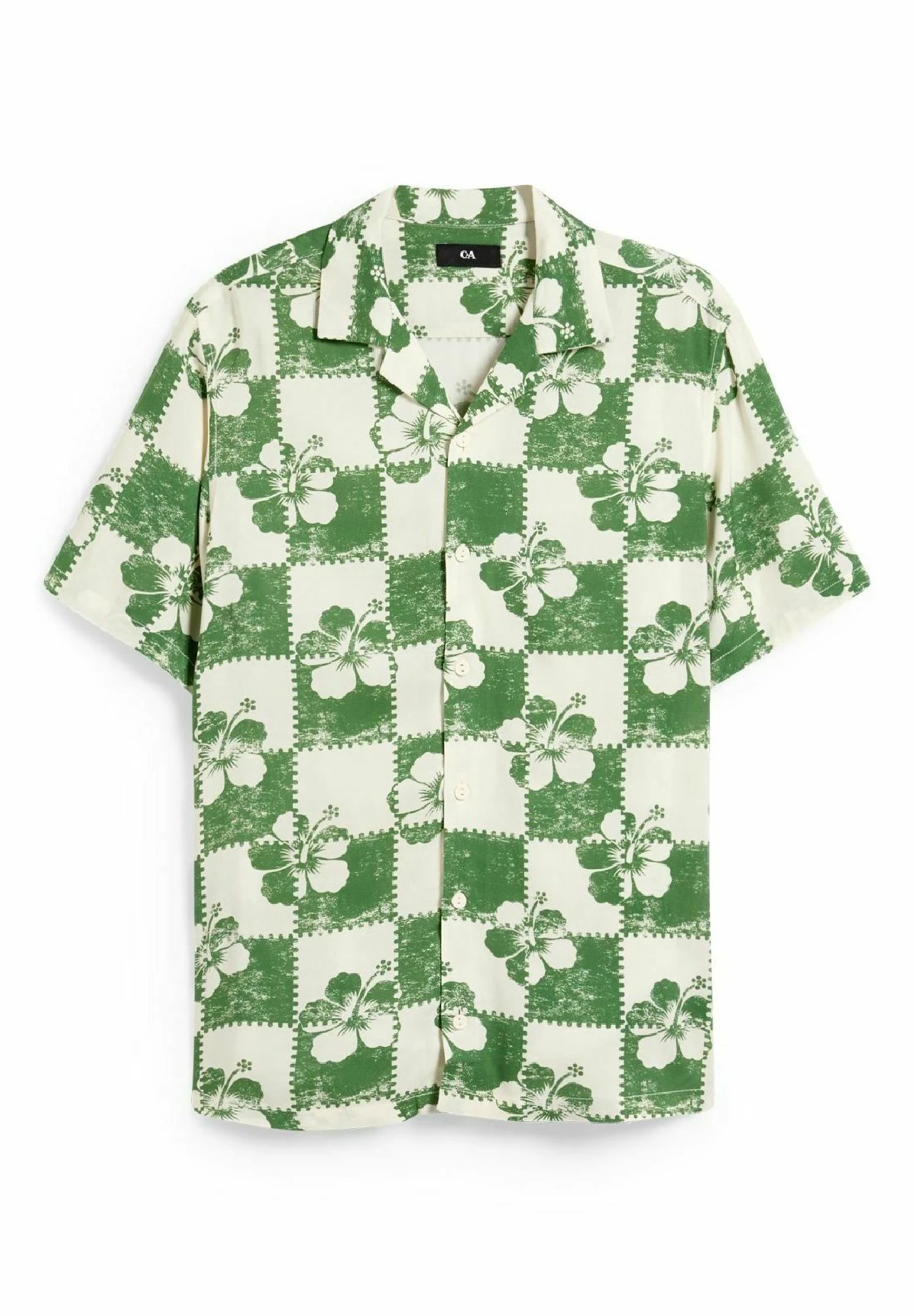 Camisa - White Green 1 Camisa - White Green