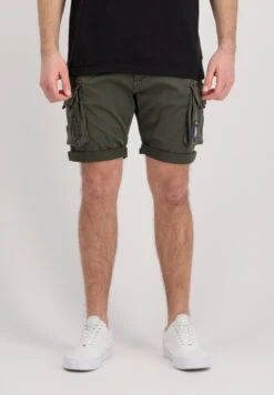 Alpha Industries Crew Patch - Shorts - Greyblack