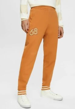 ESPRIT Style Mit Delfinlogoaufnäher - Pantalones Deportivos - Caramel