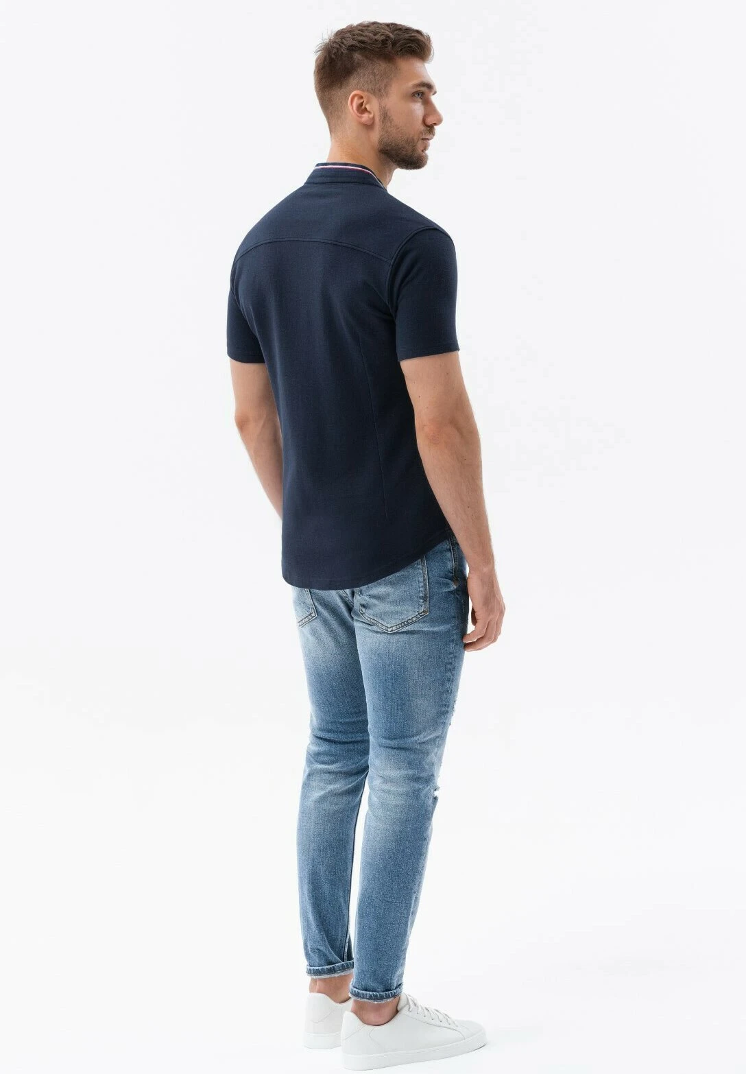 Short-Sleeved - Camisa - Blue Navy 3 Short-Sleeved - Camisa - Blue Navy - Imagen 3