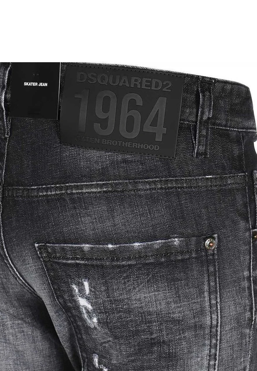 Dsquared2 Skater- Vaqueros Slim Fit - Grau 3 Dsquared2 Skater- Vaqueros Slim Fit - Grau - Imagen 3